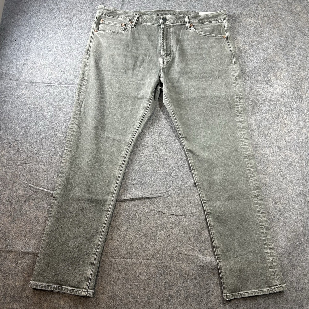 American Eagle Jeans Men's 38X30 Green Denim Cotton Stretch Slim Fit
